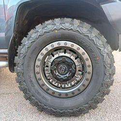 17x8.5 Black Rhino Wheels And Tires 295/70/17 Radar X MT