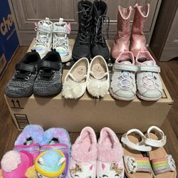 Toddler Size 8 Shoes - 9 Pairs!