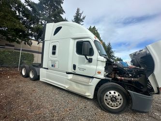 Semi truck. Cascadia