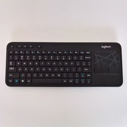 Logitech K400 Computer Keyboard with Built-In Multi-Touch Touchpad & Receiver/Dongle