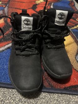 All Black Timberlands 