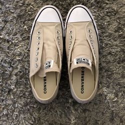Converse Cream Color Mens 8.5 Womens 10.5