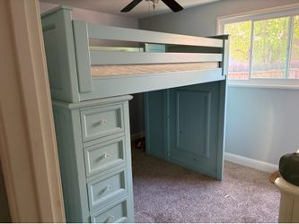 Bunk bed with storage