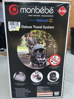 Monbebe Deluxe Travel System Stroller And Car seat