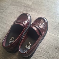 100% Leather Dress Shoes For Size 2 Youth