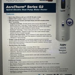 Bradford White 65 gallon HPWH 240vac 