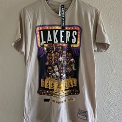 Mitchell Ness Los Angeles Lakers Championship Shirt