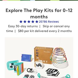 Lovevery play Kits 