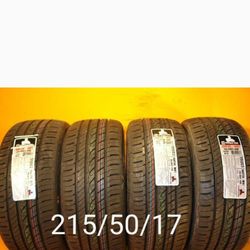 4 New Tires For Sale 215/50/17 We Service Motorcycle Tires