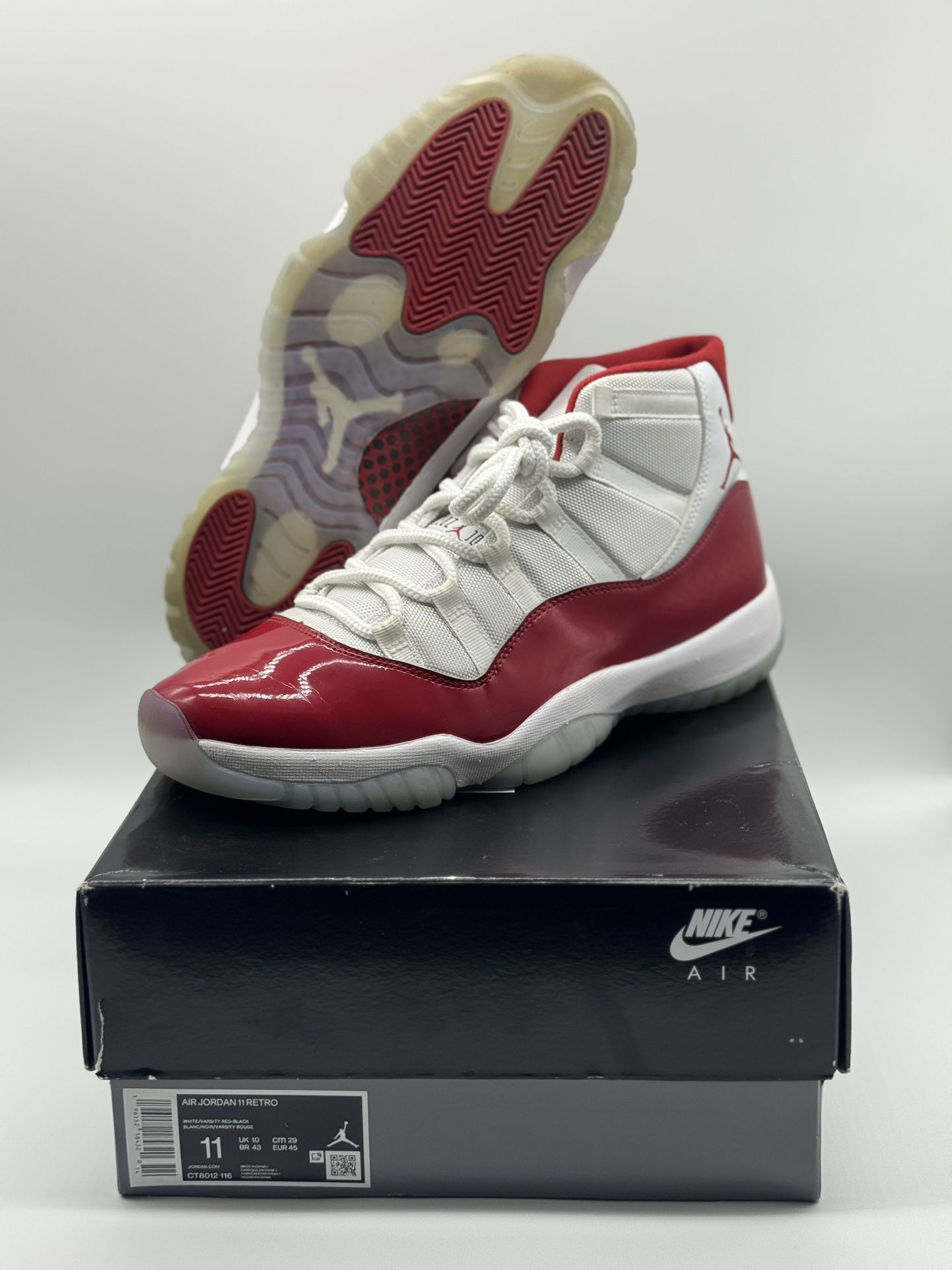 Nike Air Jordan Retro 11 Cherry Red CT8012-116 Men’s Size 11
