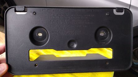 2013-2016 Ford Fusion Front licence plate holder w/screws