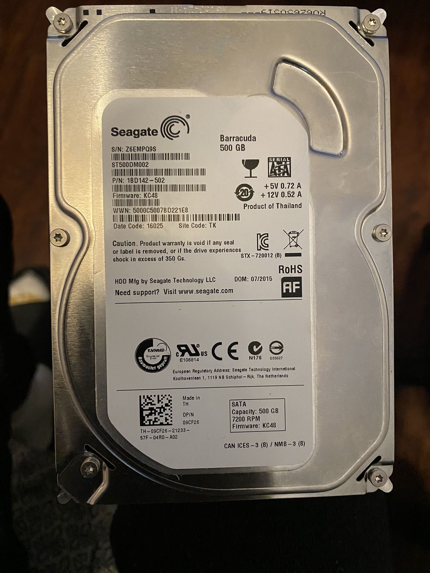 Seagate Barracuda Internal Hard Drive