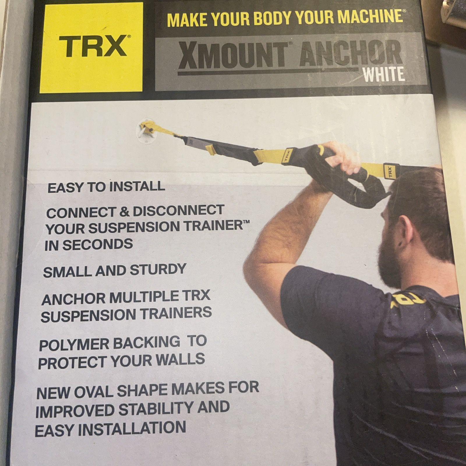 TRX Xmount Anchore White 6.1" x 4.6" Steel Mount SEE DESC New