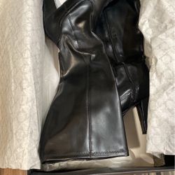 Black New Boots Worn Once 