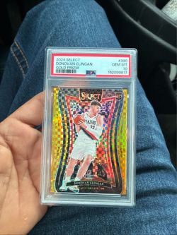 Donovan Clingan 2024 Select Gold Prizm RC PSA 10