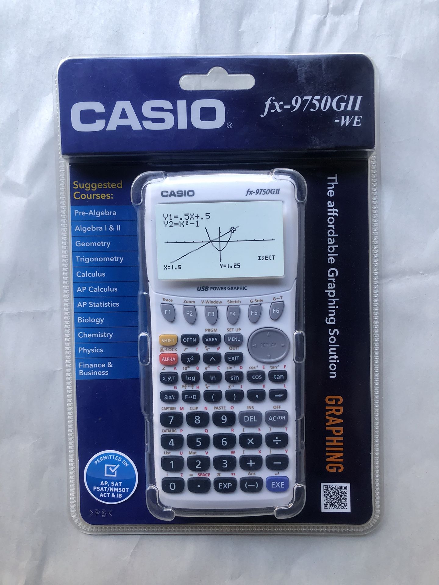 Casio FX-9750GII Graphing Calculator Brand New Sealed Packaging