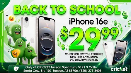 iPhone 16e - $29.99