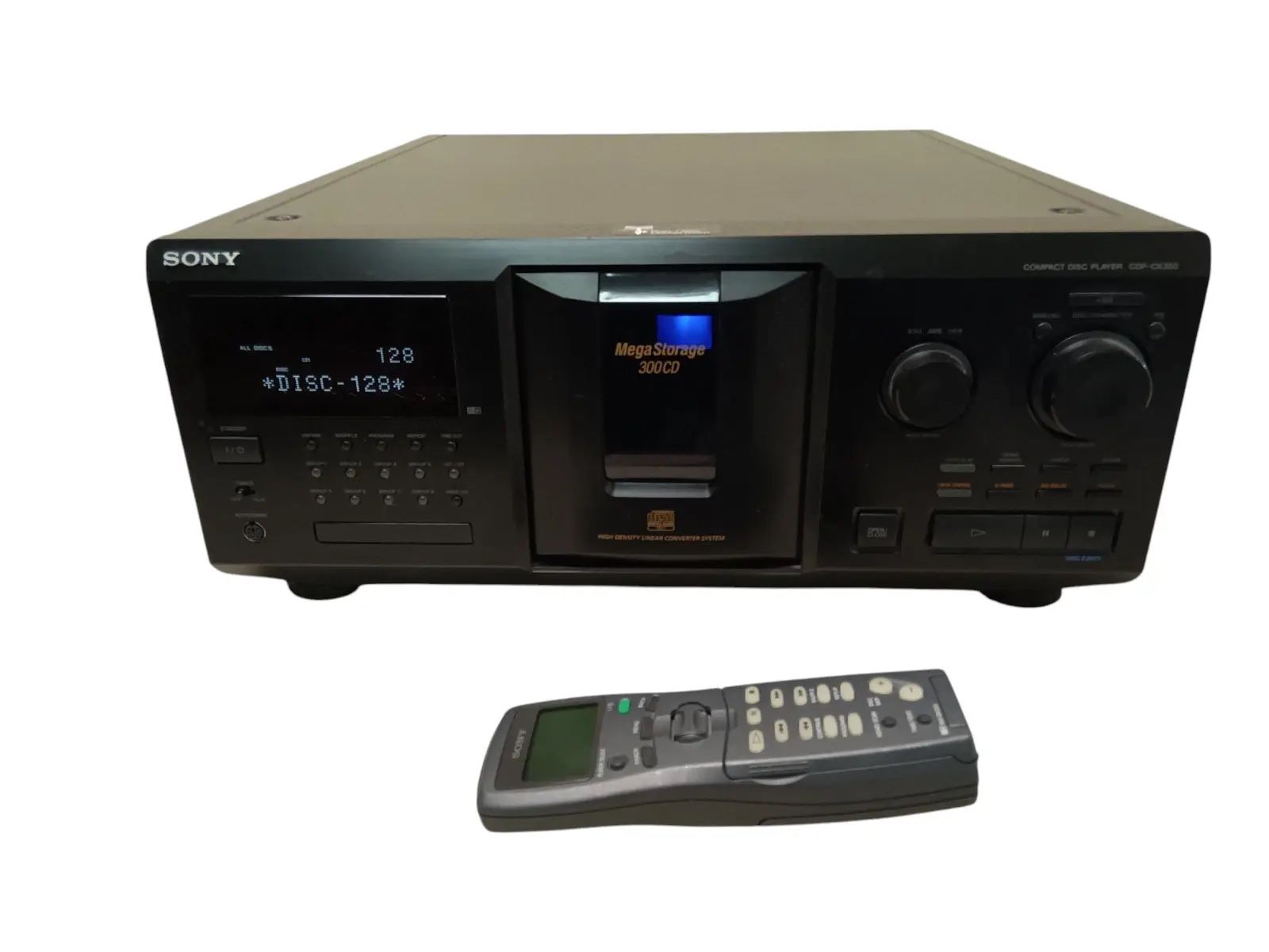 Sony CDP-CX350 CD Player 300 Disc Mega Storage Compact Powers On