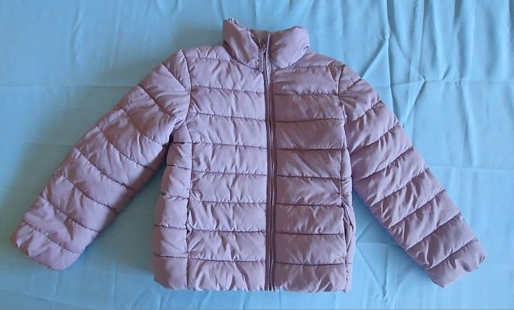 Little Girl Purple Puffer Jacket