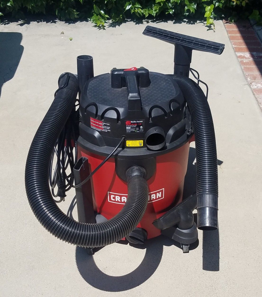 CRAFTSMAN XSP 12 GAL 5.5 HP WET/DRY VAC for Sale in West Covina, CA