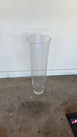 Tall Glass Vase