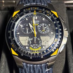 Citizen Skyhawk Blue Angels C651-T000959 Eco Drive Stainless Pilot's Watch 39mm