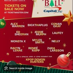 Jingle ball 2025 Two Tickets 