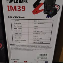 Imazing Jump Starter 4000A