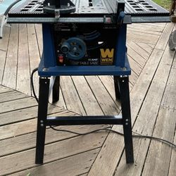 WEN 10-inch table saw 15amp