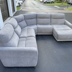 Sofa/Couch Sectional - Recliner - Fabric - Gray - Delivery Available 🚛