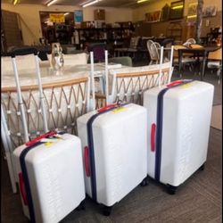 Delsey Paris Colors of Benetton 3-Piece Hardside Spinner Luggage Set – NEW ✨