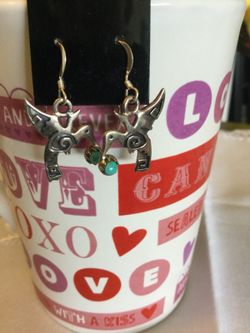 Sterling Silver long earring / birds 🌸✨🛍