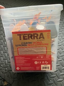 Terra by Battat Country World Farm Animals and Accessories Figure Set