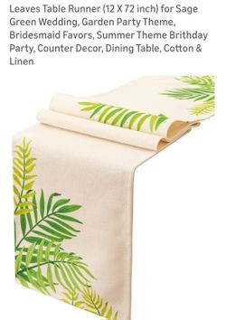 Leaves Table Runner - New