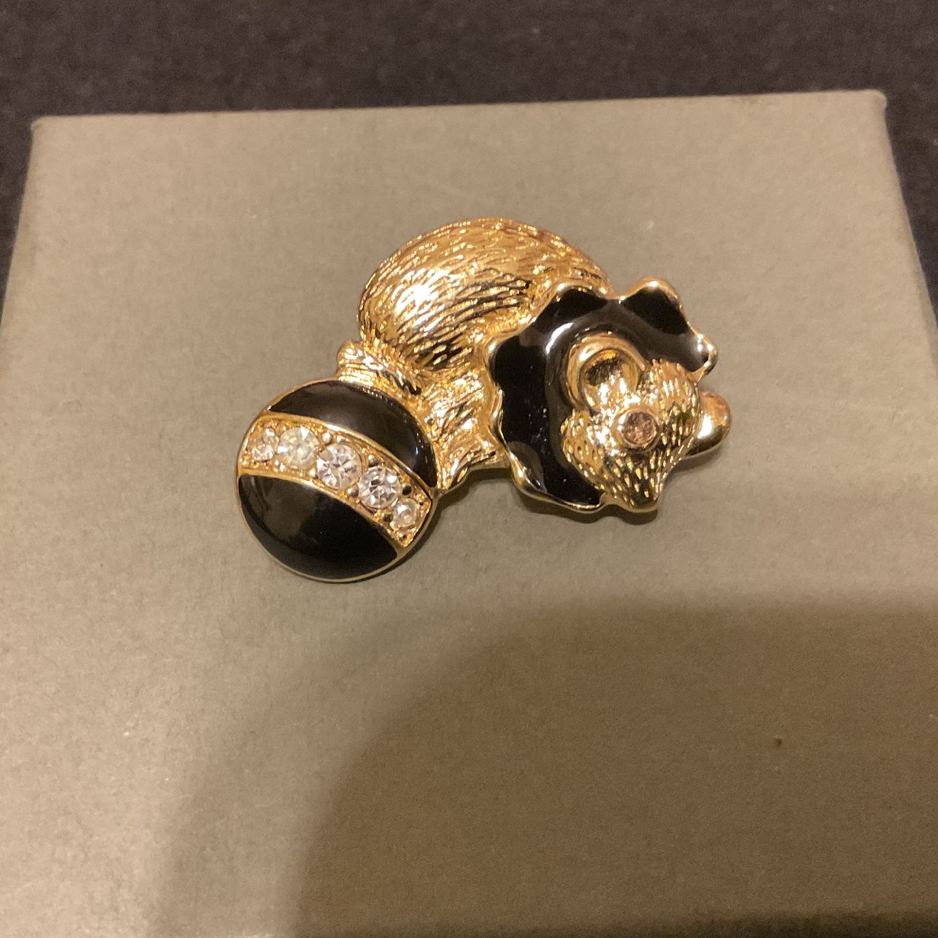 Small Goldtone Brooch,by Trifari
