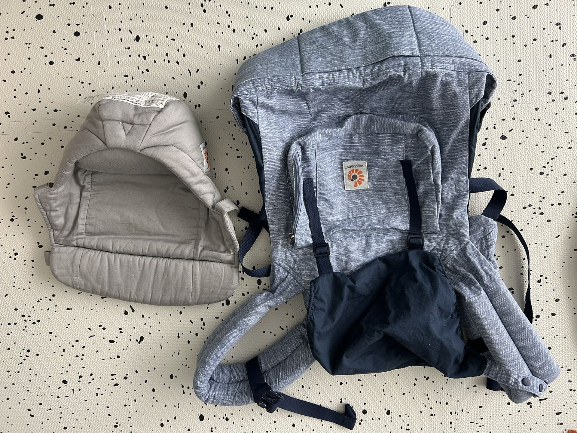 Ergo Carrier + Baby Insert