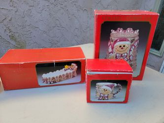 Christmas Gingerbread Ceramic Set