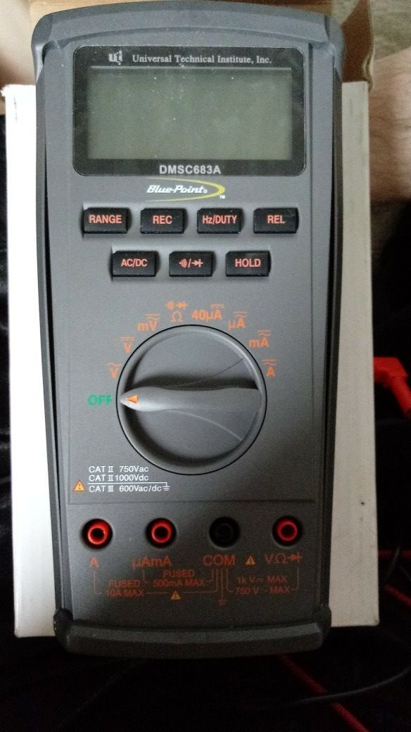 Blue Point Snap-on DMSC683A Digital Multimeter With Test Leads