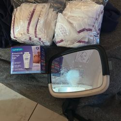 Breast Milk Pads, Breast Milk Storage Bags, Car Mirror 