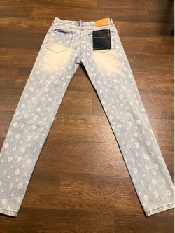 Purple jeans