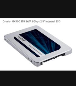 Crucial MX500 1TB SATA 6Gbps 2.5" Internal SSD__EXCELLENT __