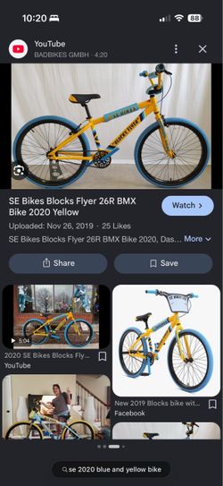 SE Blocks Flyer 2020 yellow and blue colorway