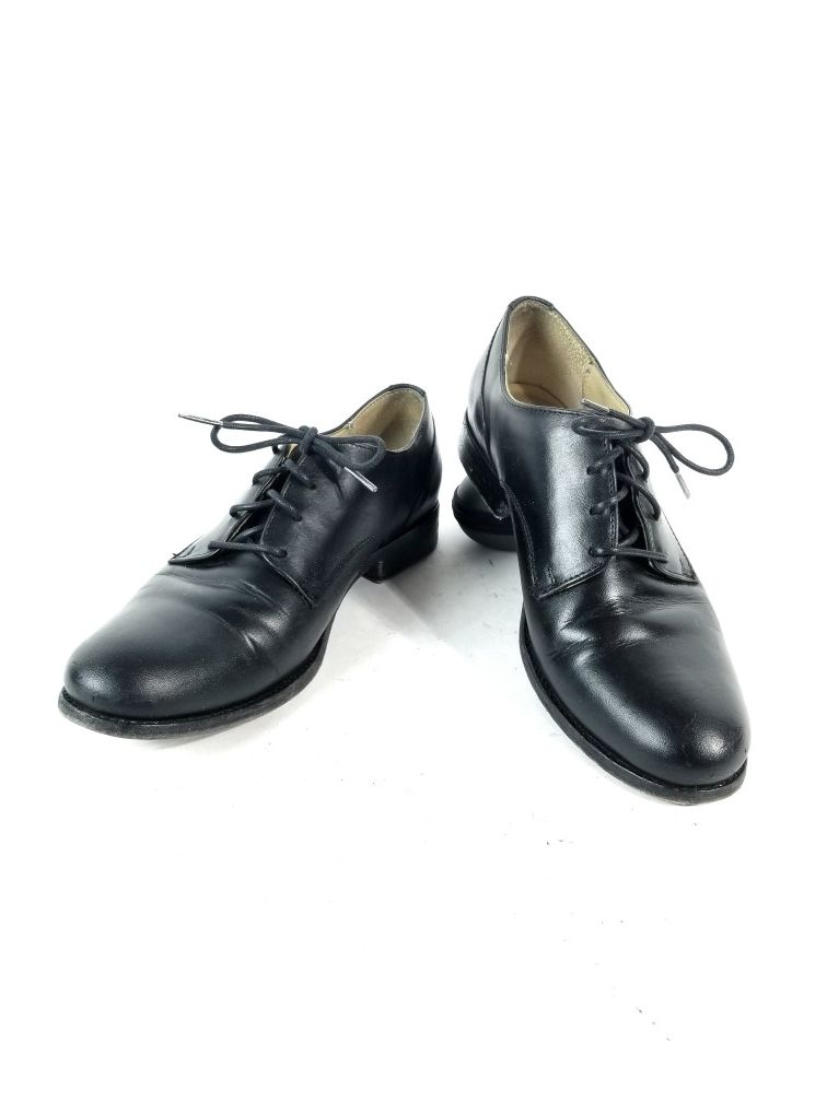 Frye Women's Melissa Oxford Dress Shoes Size 8.5 B Black Leather Lace Up :S9