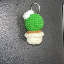 Cactus Handmade Crochet Keychain