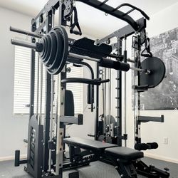 Brand New - LLERO M5 Smith Machine - Bench & Weights Included - Free Delivery &  Assembly