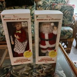 Vintage Telco Motionettes of Christmas Display  Figures 