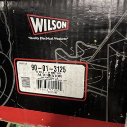 Wilson Alternator 