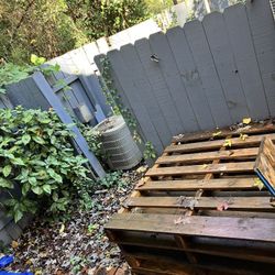 3 Wooden Pallets 