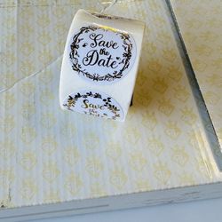 Save the Date Invitation Sticker