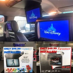 Overhead / headrest monitors for car / truck !